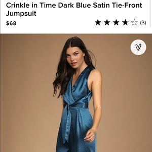 Dark Blue Lulus Jumpsuit